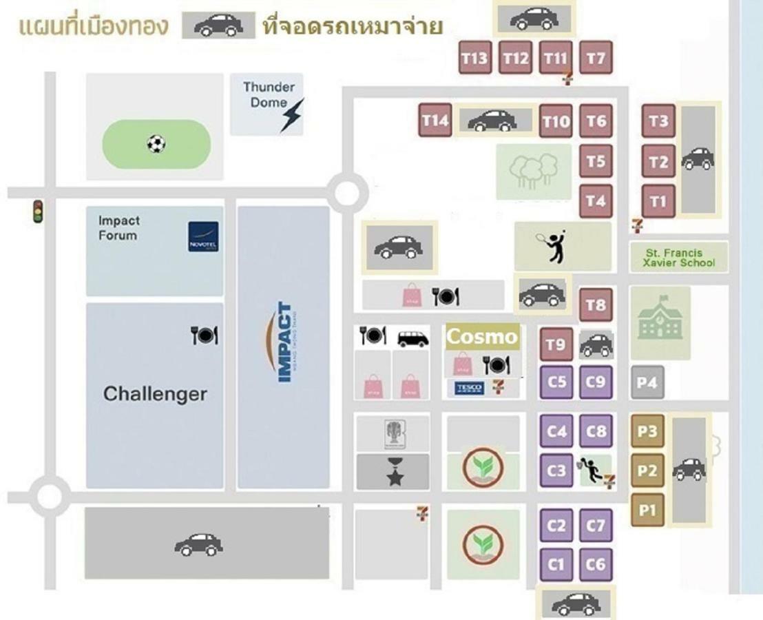 Popular Condo C6 Nonthaburi Buitenkant foto